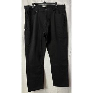 NWT Hickey Freemen New York Mens Casual Black Strecth Pants Slacks Size 38x30‎